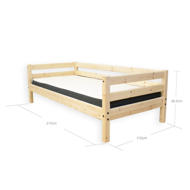 Flexa Raw Single Bed Dimensions