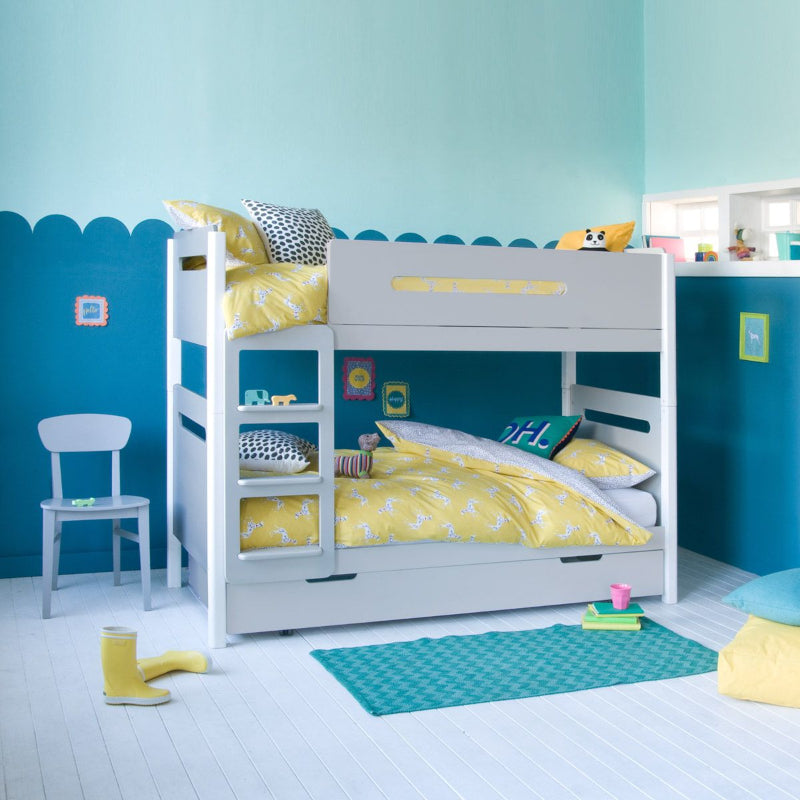 Little Folks The Edit Bunk Bed in White & Grey