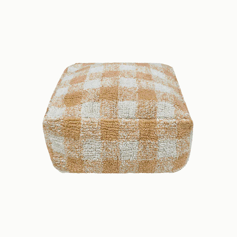 Lorena Canals Vichy Pouf in Honey