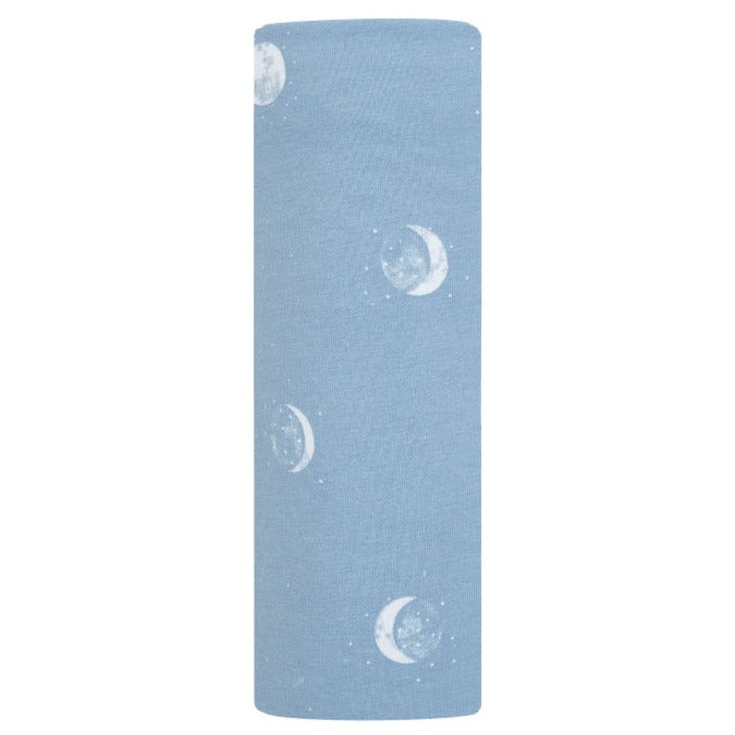Aden and Anais Blue Moon Comfort Knit Swaddle Blanket