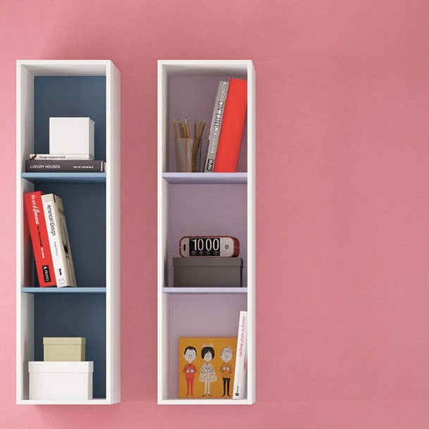 Vertical Tynn Multi Book Shelves by Nidi – Choice of Colours & Sizes