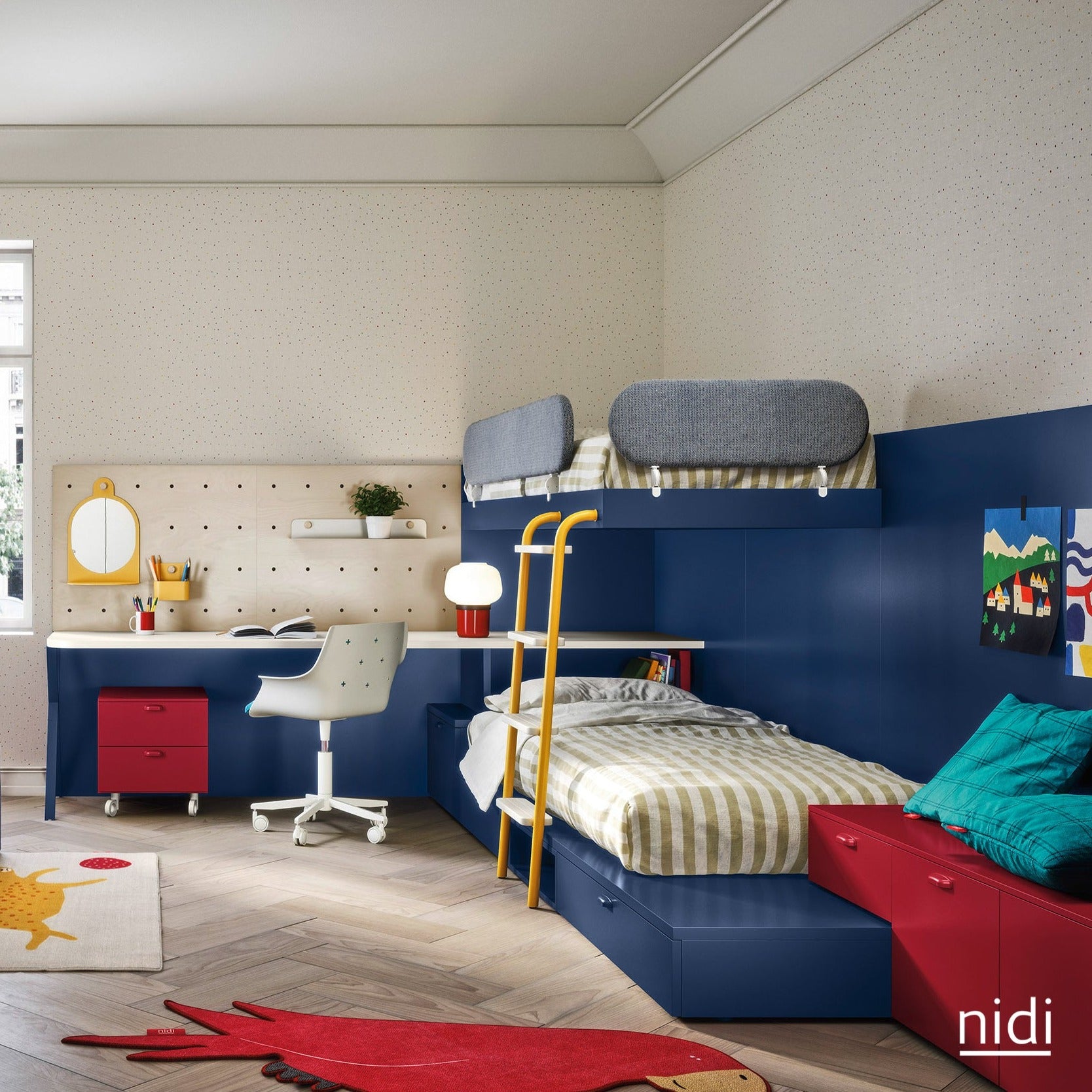 Children’s Nidi Bedroom Space 9 in 15 Colour Choices