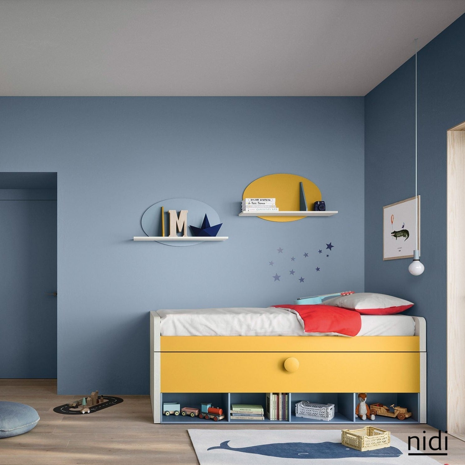 Pablo Trundle Children’s Bed by Nidi – Choice Colours