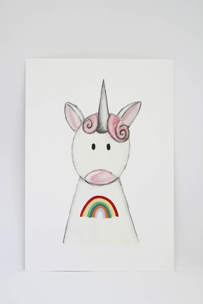 Unicorn A5 Print – Little Paperie
